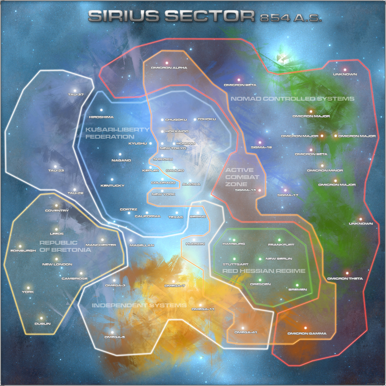 Hypothetical Freelancer Starmap By Zsoca San On Deviantart