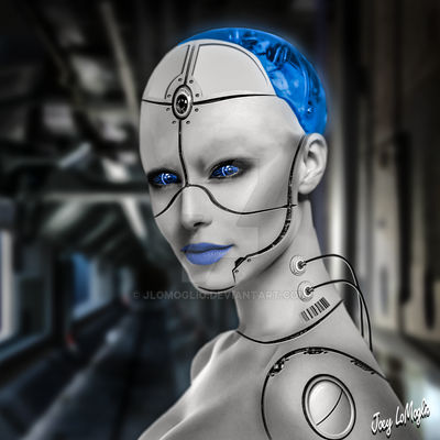Android Lady Female Android by jlomoglio on DeviantArt