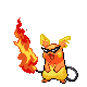 Fire/Electric Pikachu *Request*