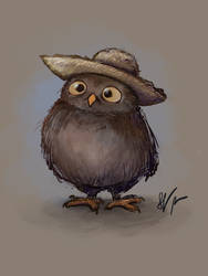 Owl in a Hat