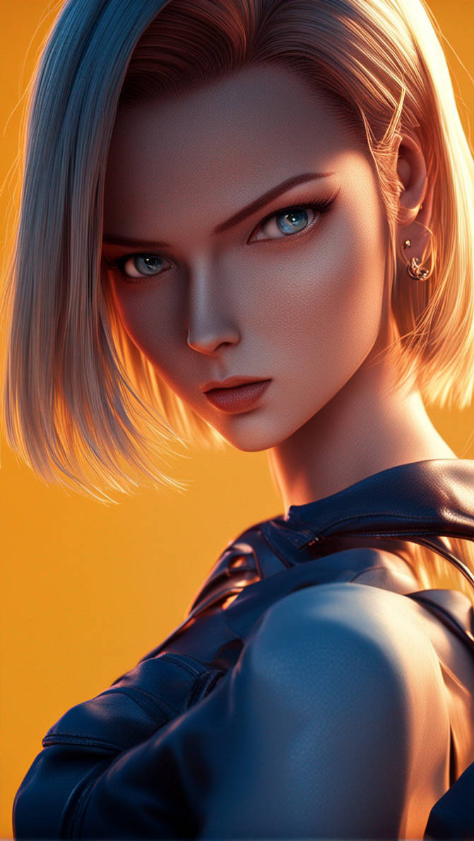 Android 18 by Githomf on DeviantArt