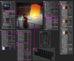 [Octane] Making of 'Launching sky lantern'