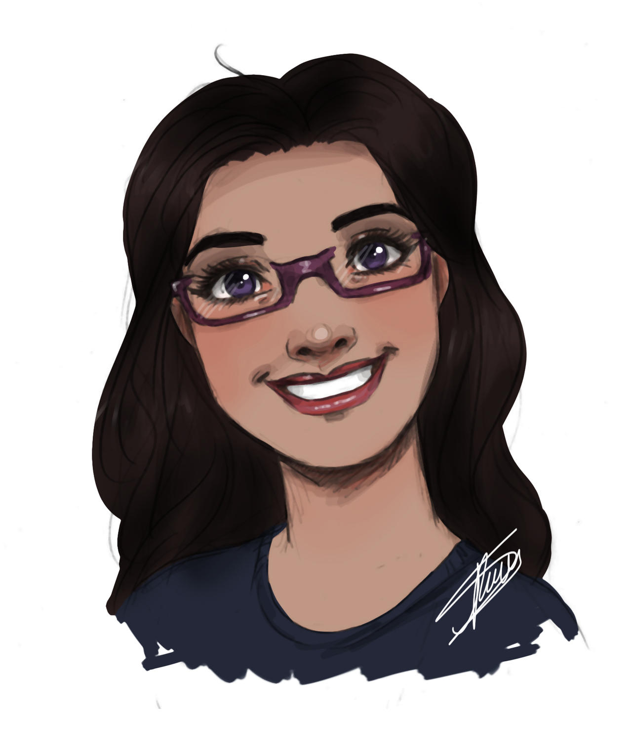 Smiling Model Deviantart Cute Smile Commission by oasiswinds on DeviantArt
