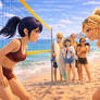At the beach - Chloe vs Kagami!