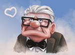 Carl Fredricksen by NikiVandermosten