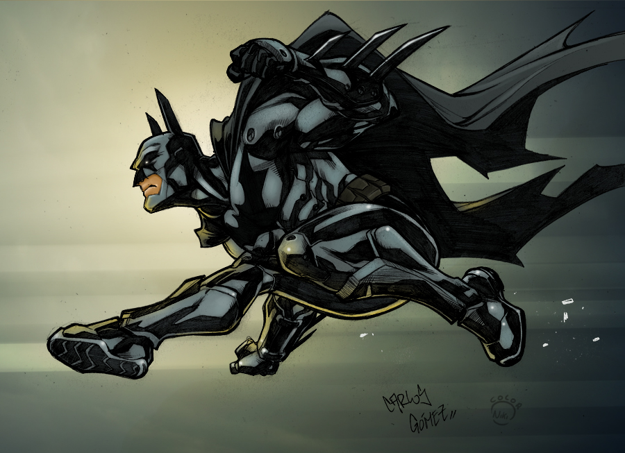 Batman - Drawing by Carlos Gomez, Colors by me