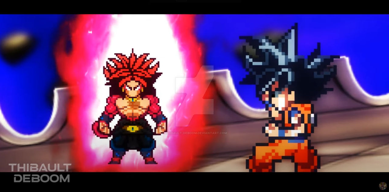Sprite Animation Goku Ultra Instinct Vs Broly By Thibault Deboom On