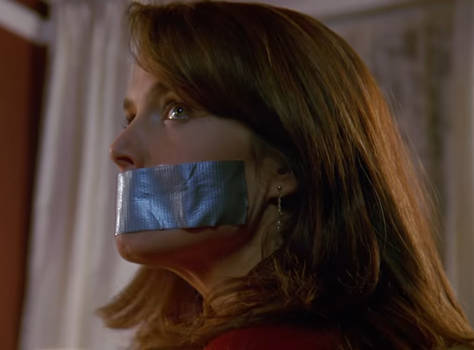 Megan Gallagher duct tape gagged 1