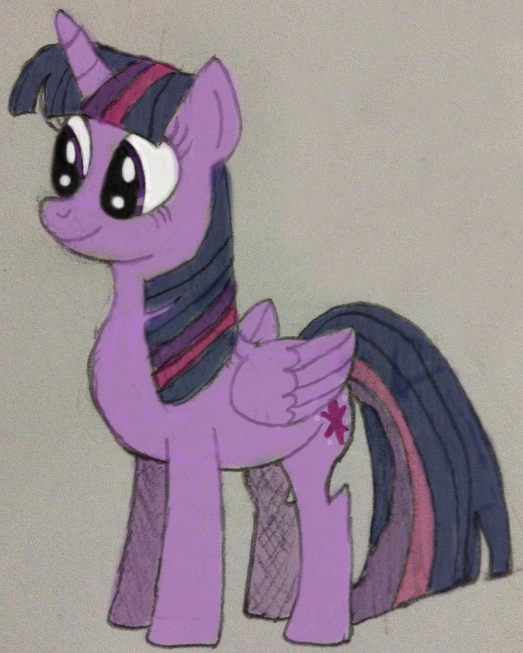 Purple Pone Colouring Test