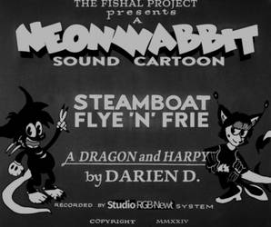 ''STEAMBOAT FLYE 'N' FRIE'' title card
