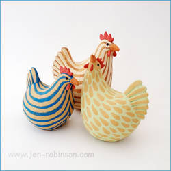 Candy Coloured Chickens