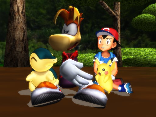 RRD Birthday Scenario 3 Rayman's starter Pokemon by ChiakiYoshikumi on ...