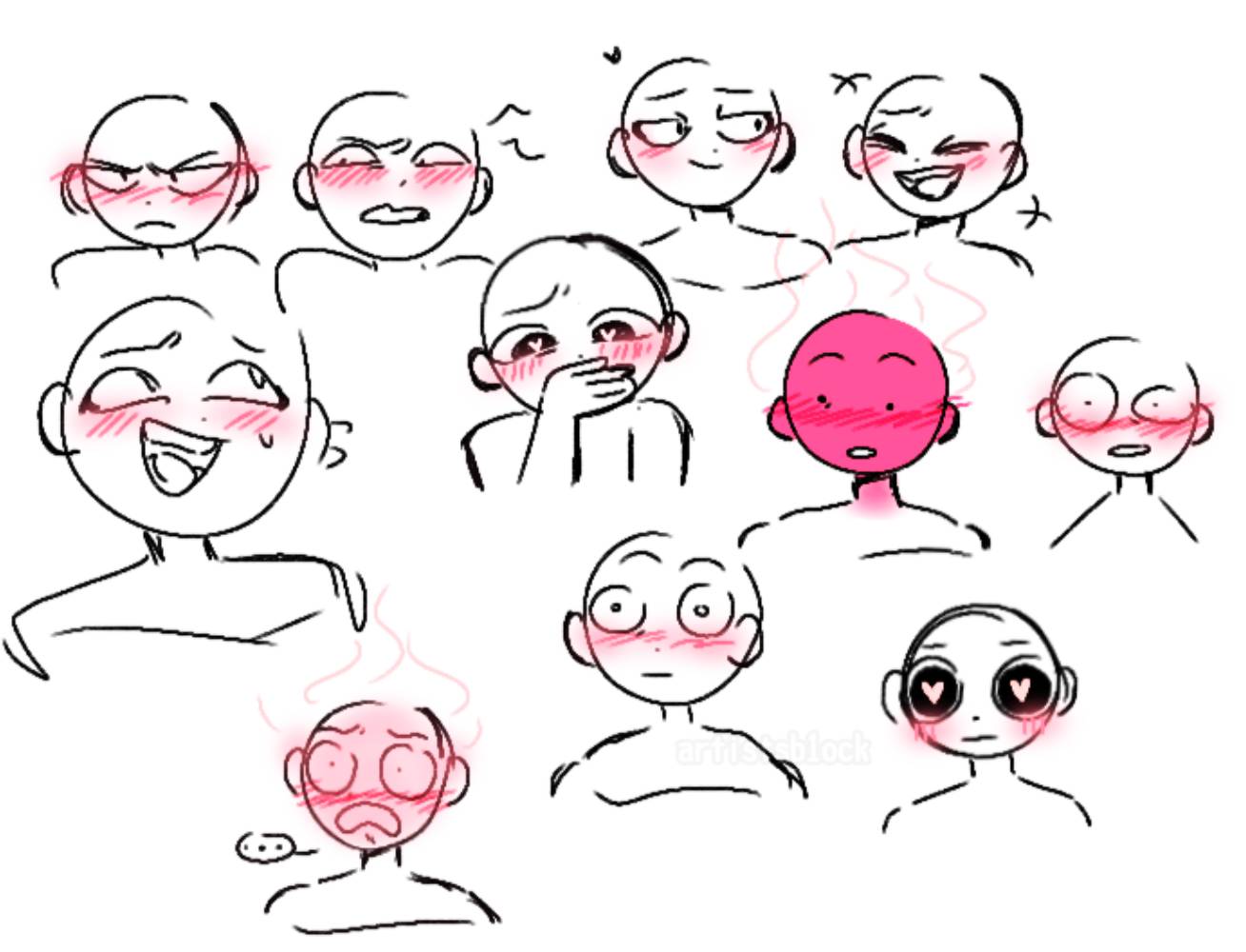 Deviantart Blushing Blushes by artistsb1ock on DeviantArt