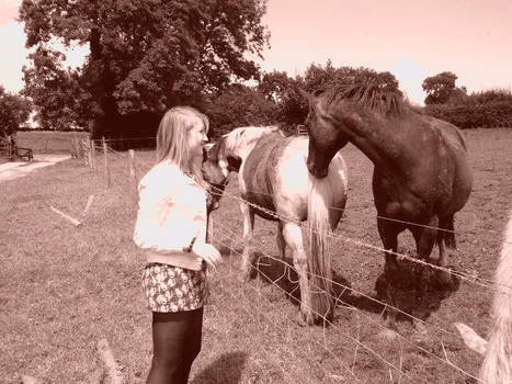 Fenna With Horses