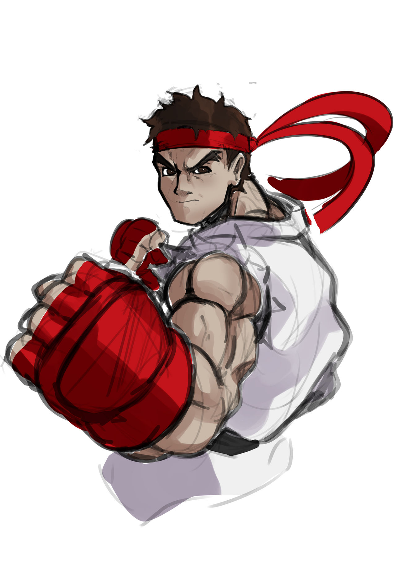 Drawing Practice Ryu Ryu sketch by LauK-po on DeviantArt