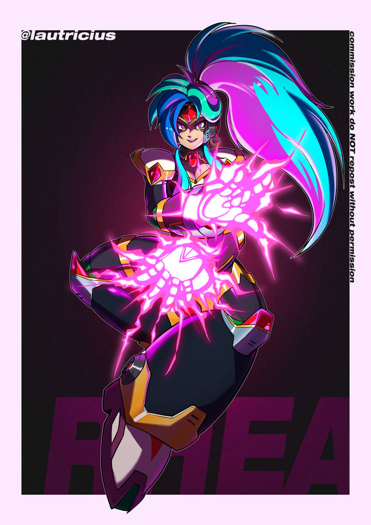 Rhea (reploid OC) commission by LauK-po on DeviantArt