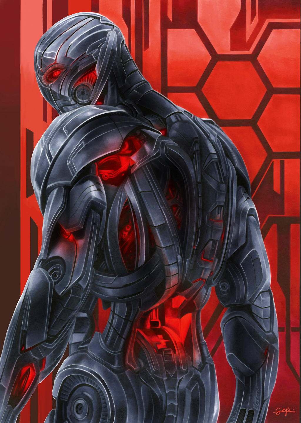 Ultron Fandom Ultron by smlshin on DeviantArt