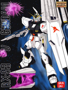 Nu (v) gundam master grade cover