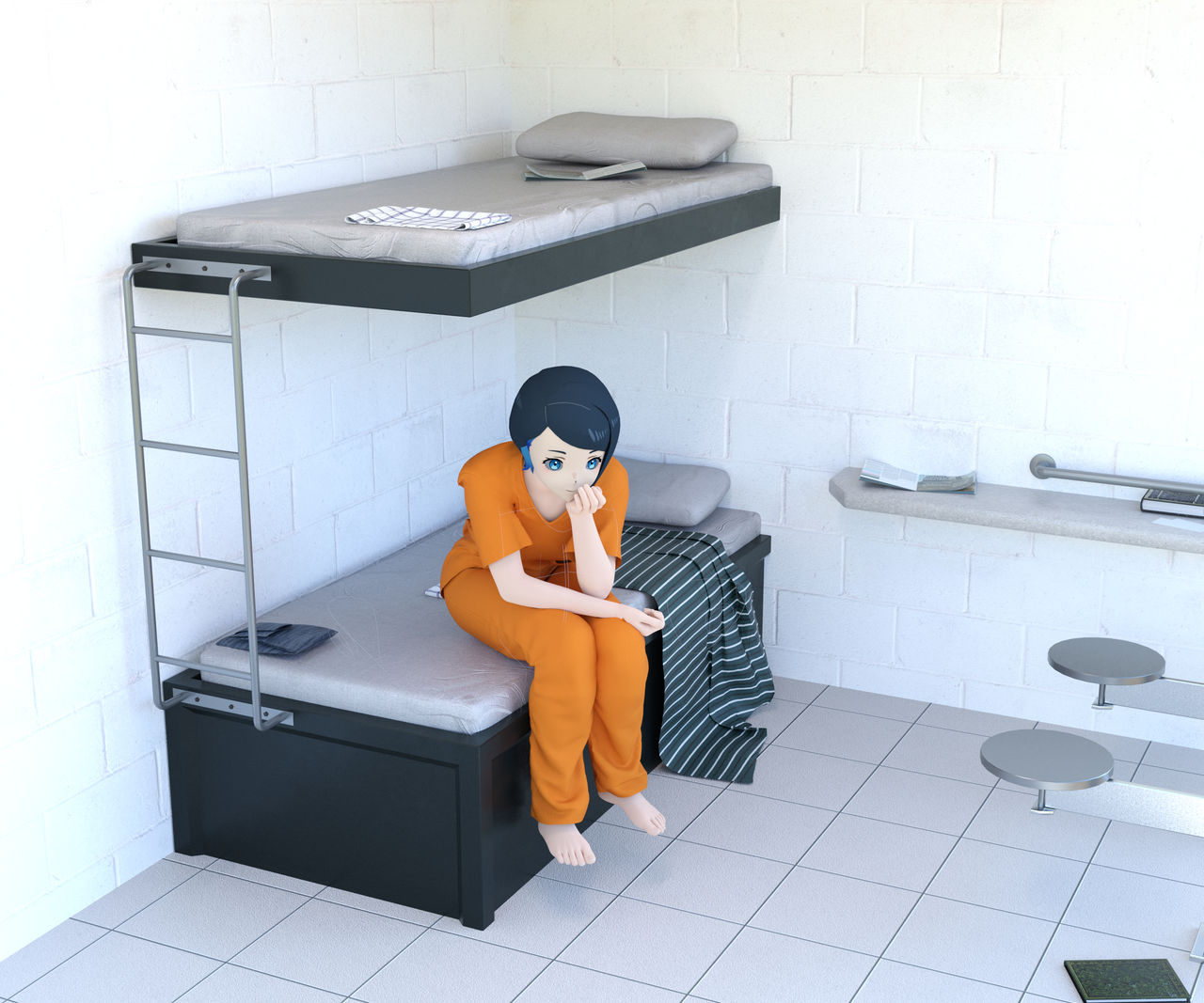 Nika Nanaura in prison by JohnJames1 on DeviantArt