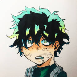 Deku manga panel 