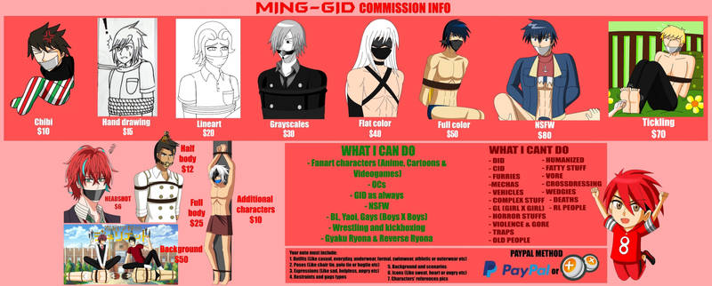Commission Info (GID Version) UPDATED