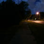 Streetscape at night