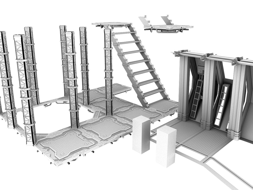 Wip Spaceship Interior V2 01 By Smudgedcat On Deviantart