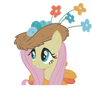 Fluttershy's new hat