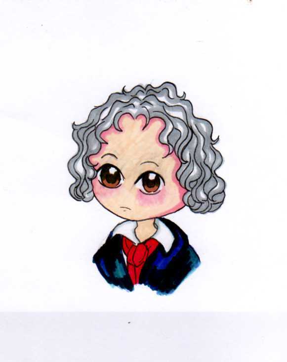 Cartoon Beethoven Drawing - cartoon media