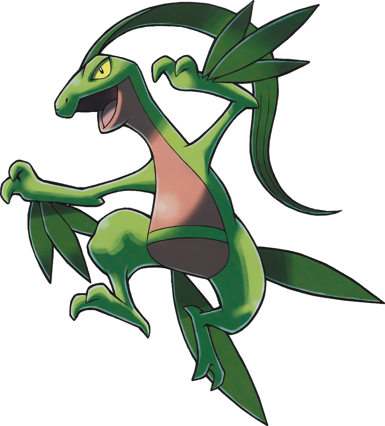 Grovyle By RenderCentral On DeviantArt grovyle-by-rendercentral-on-deviantart