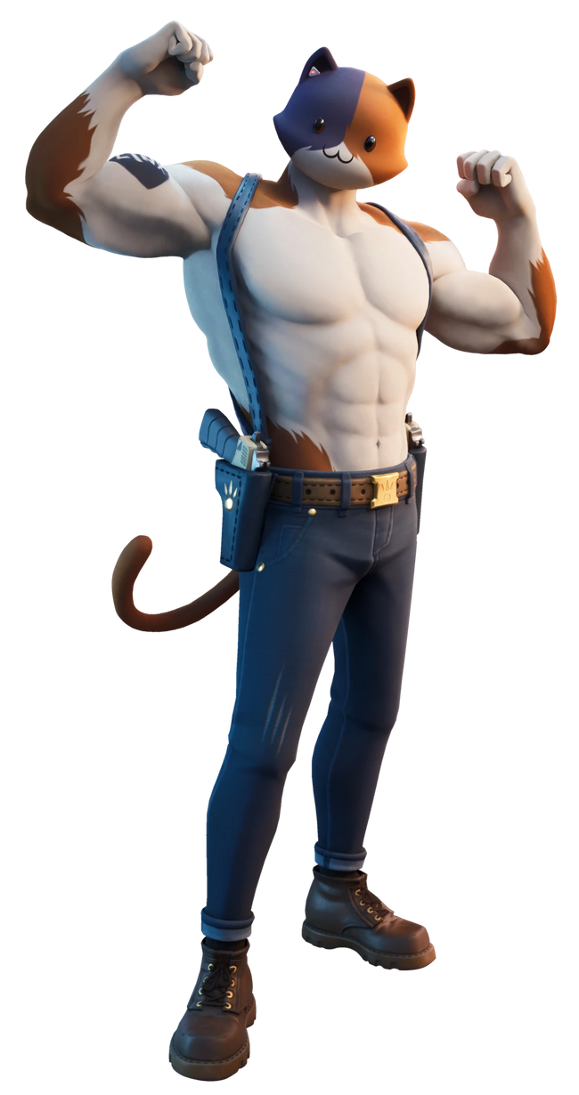 Meowcles Texture Model Meowscles by RenderCentral on DeviantArt