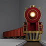 Front view of a train e327d0f0fb