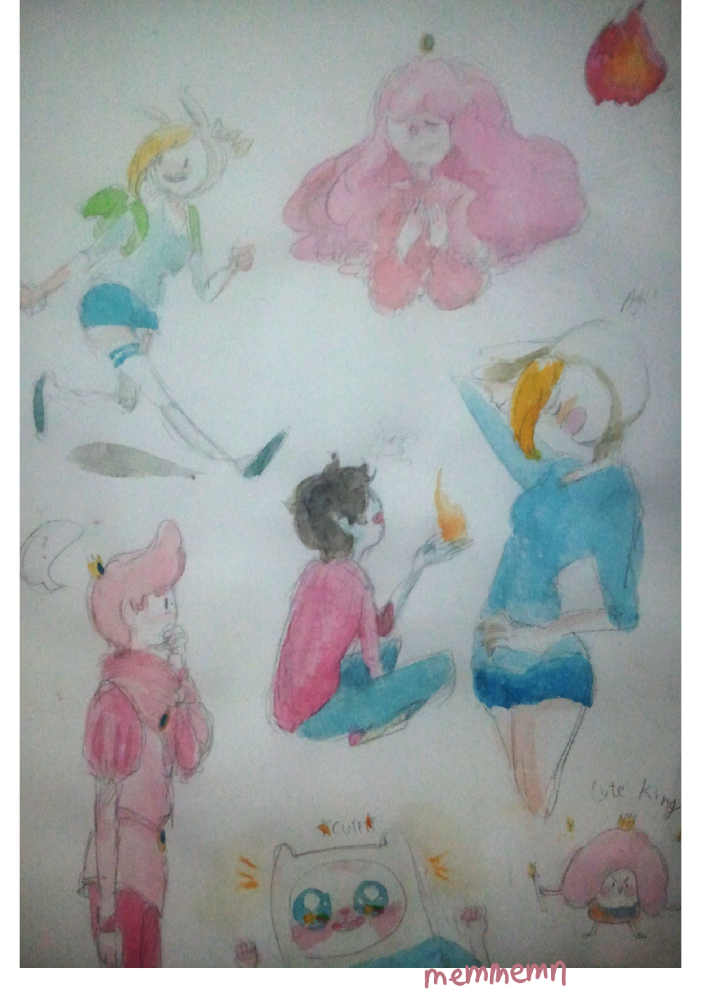 Adventure time watercolor dump2