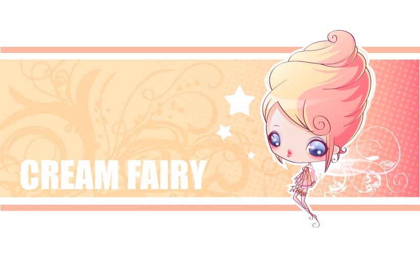 Cream Fairy Vector