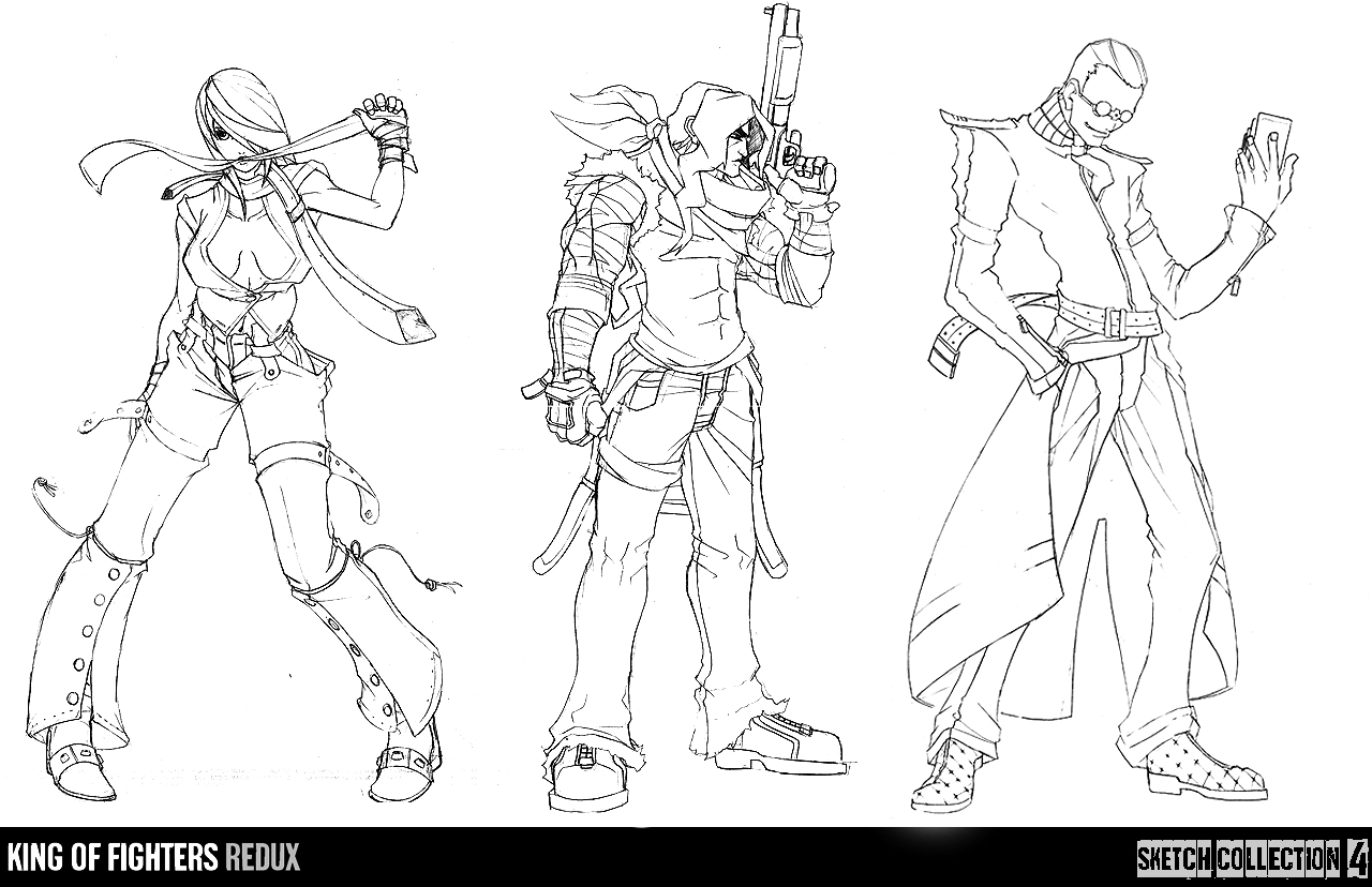 KOF REDUX: Sketch Collection 4 by digitalninja on DeviantArt