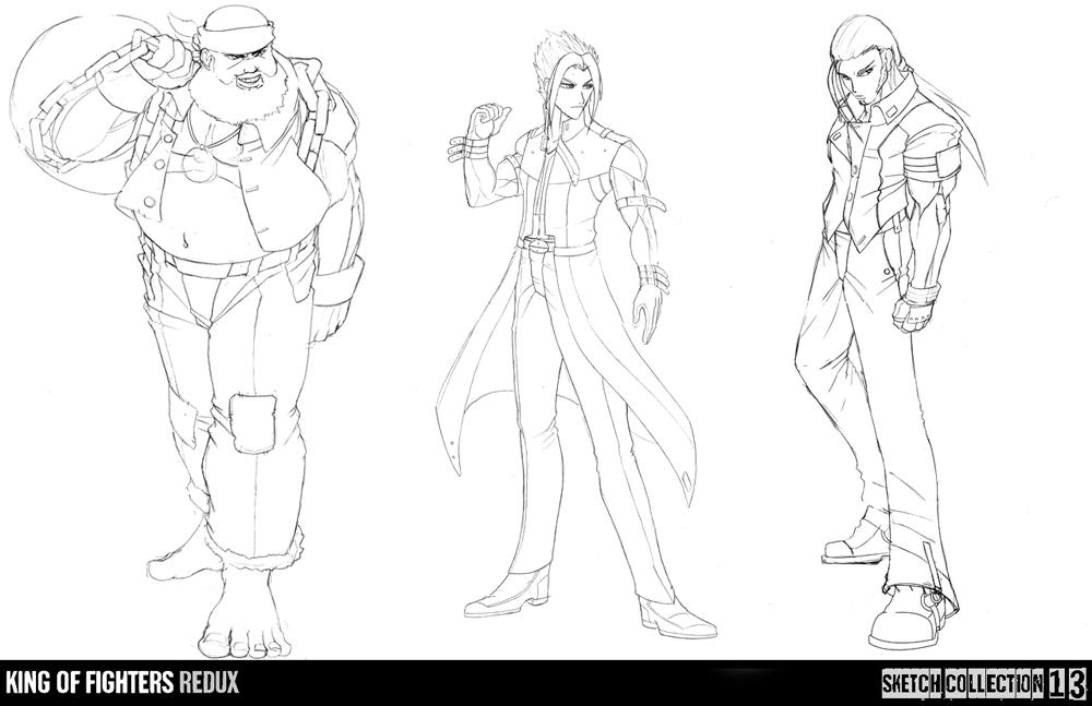 KOF REDUX:Sketch Collection 13 by digitalninja on DeviantArt