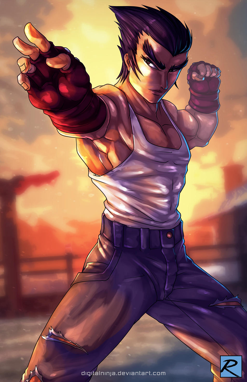 A Young Kazuya by @mkd__sn : r/Tekken