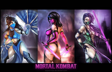 Mortal Kombat Female Ninja - Poster