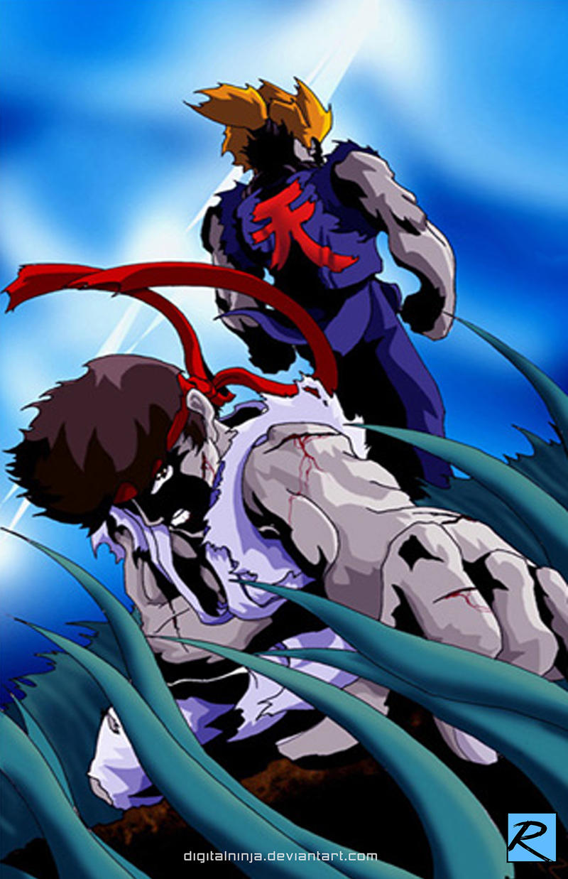 Akuma Ryu Rivalry Throwback Thursday - Akuma vs Ryu by digitalninja on DeviantArt