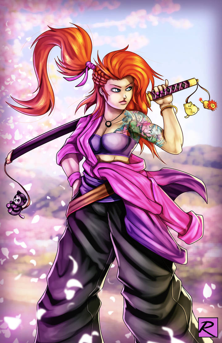 Red Headed Samurai by digitalninja on DeviantArt