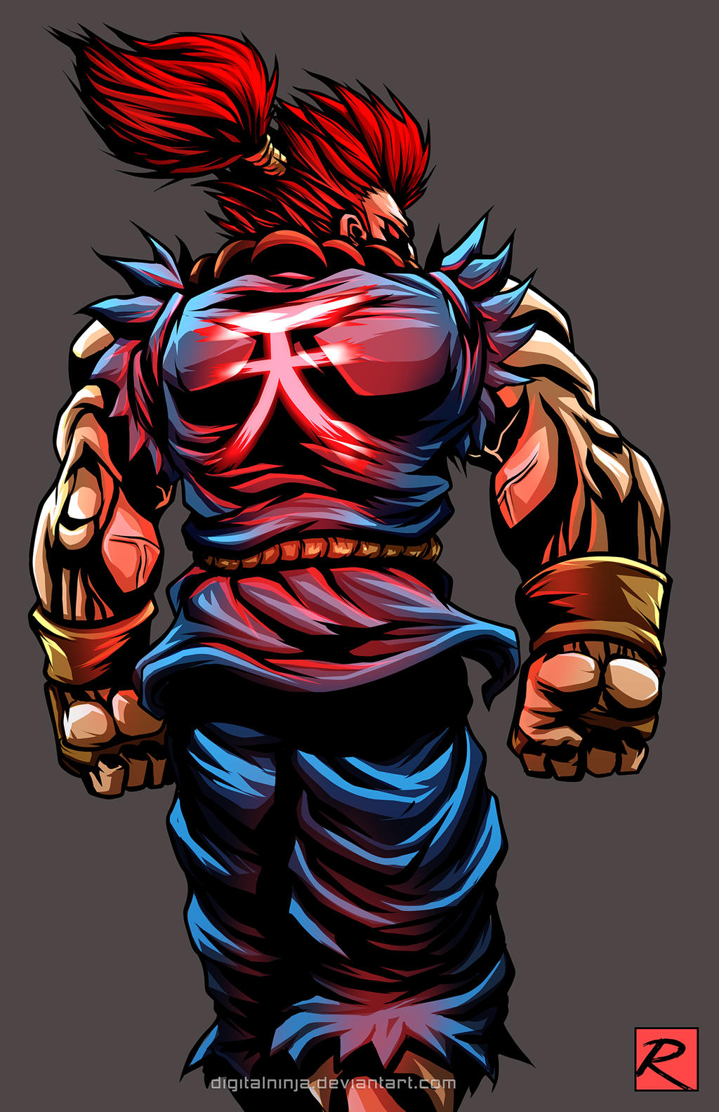 Akuma - Street Fighter by digitalninja on DeviantArt