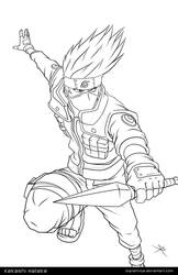 Kakashi Hatake - Line Art