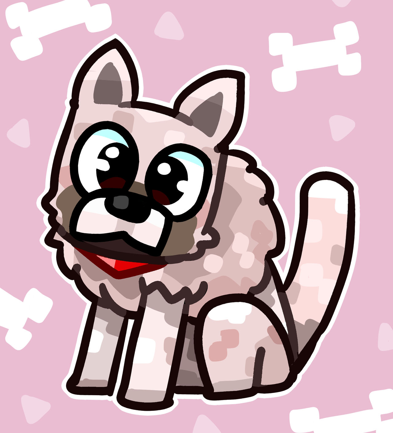 Minecraft Wolf by WirdHere on DeviantArt