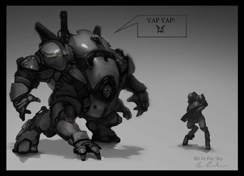 Alien Mech R Scene Alien Mech by Bri-in-the-Sky on DeviantArt