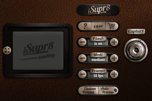 iSupr8 app interface design