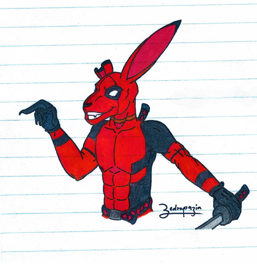 Springtrap as Deadpool by Zedrapazia on DeviantArt