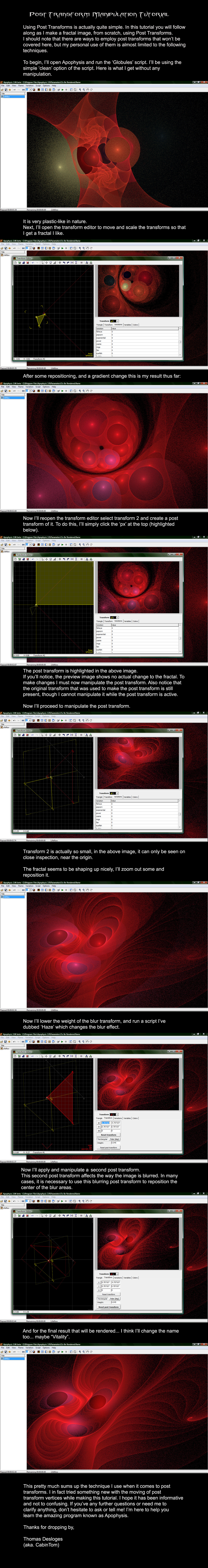 Post Transform Tutorial