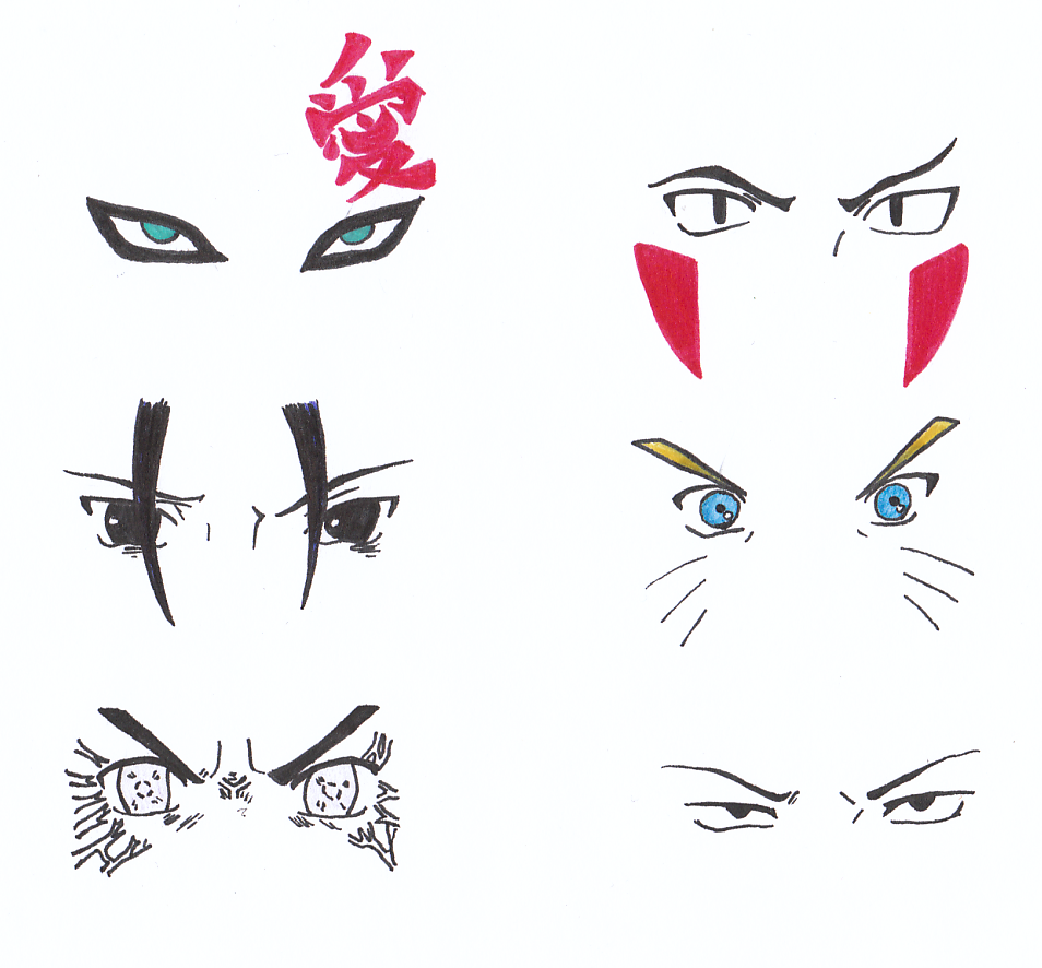 Eyes Naruto Characters By Natswel On Deviantart