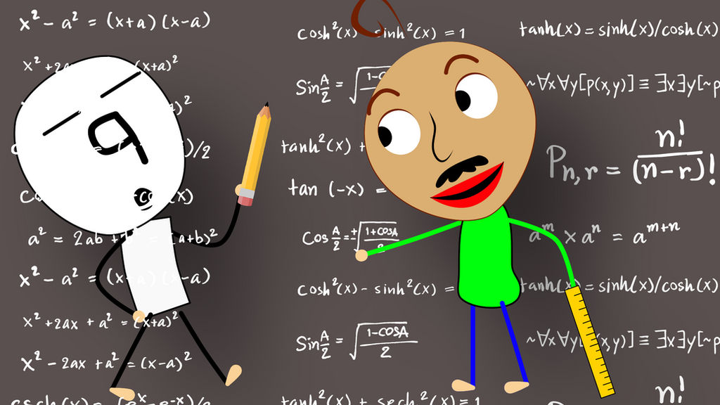 Bald Math Basic-Maths- Baldi-'s-Basics-Animation by BasicsAnimation on DeviantArt