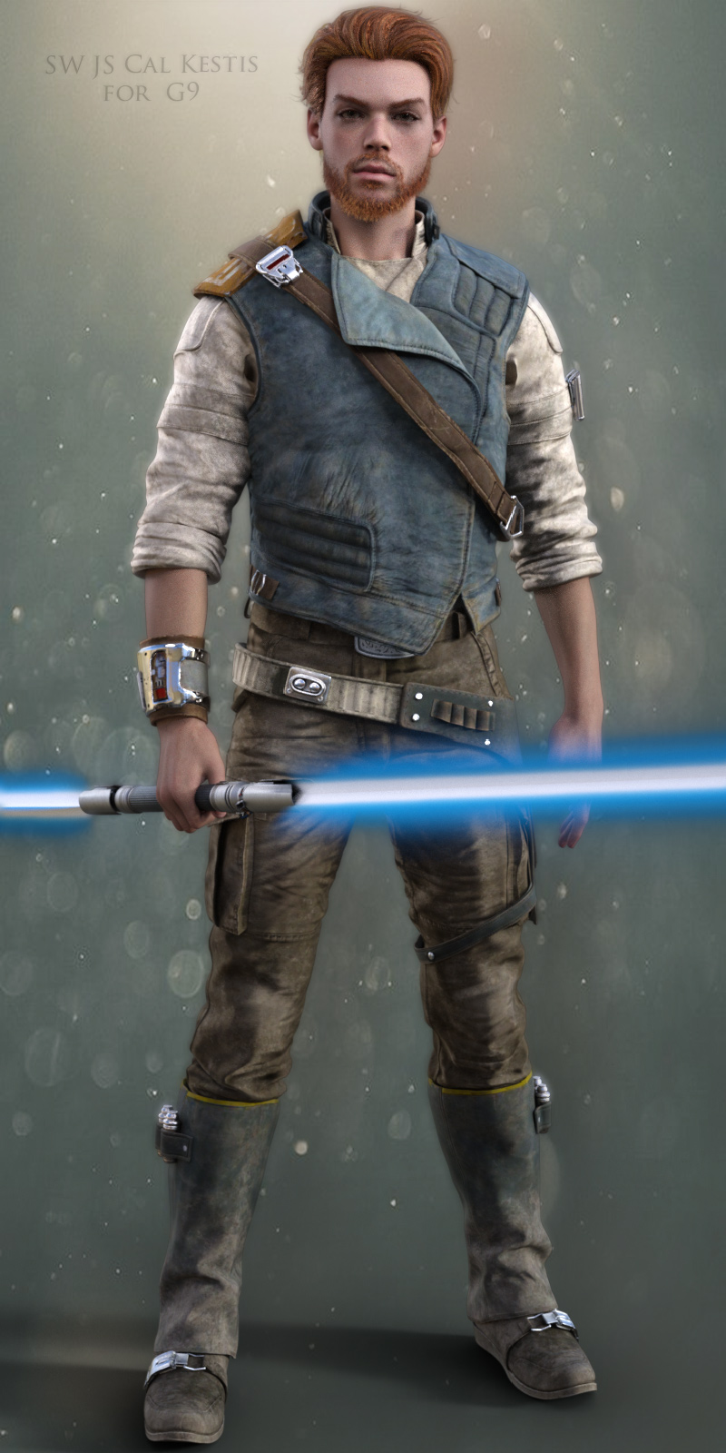 Jedi Survivor Cal Kestis for Genesis 9 by limarigold on DeviantArt